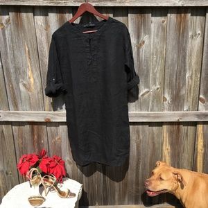 ZARA BLACK DRESS TUNIC STYLE